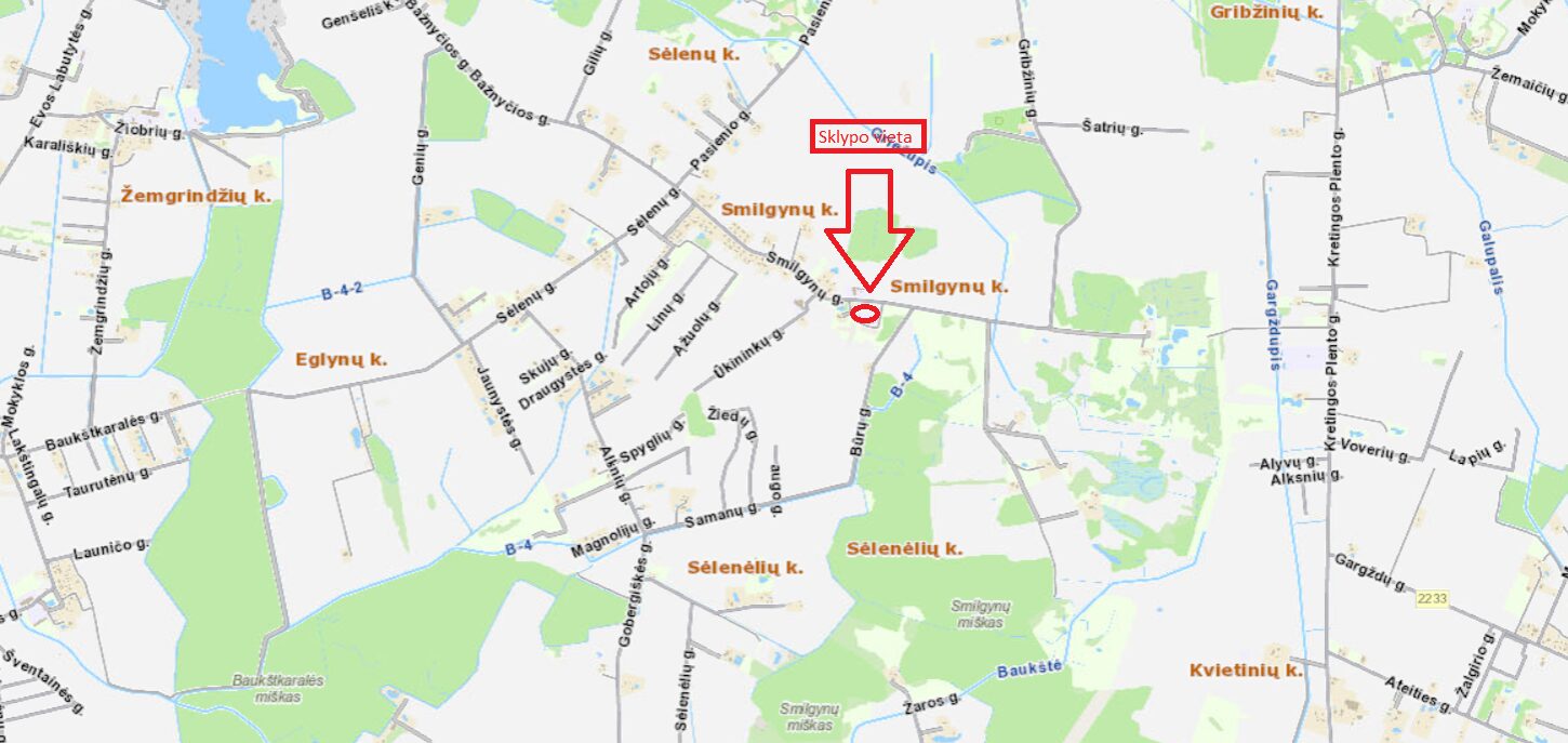 Parduodamas žemės ūkio paskirties sklypas su pastatais Smilgynų km.!