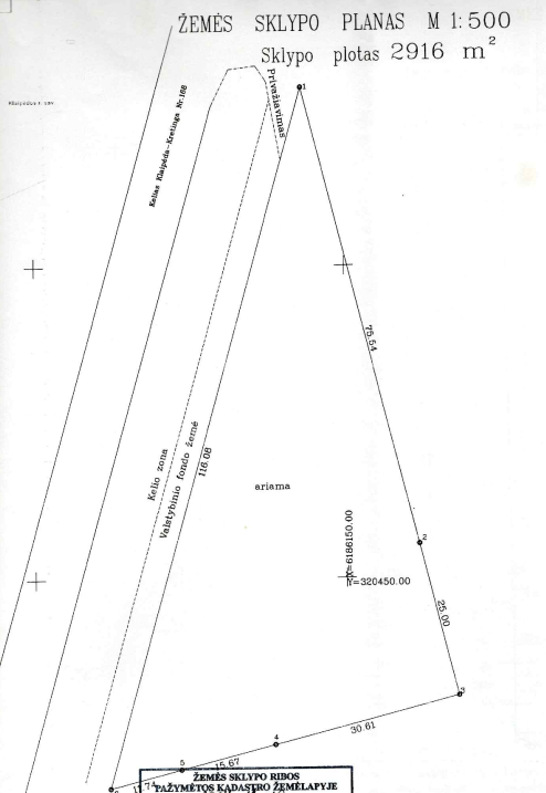 Klaipėdos rajone, Kalotės k., parduodamas komercinės paskirties sklypas.