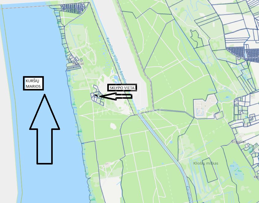 Parduodamas 24 arų žemės ūkio paskirties žemės sklypas Kairių poligone, Klaipėdos rajone