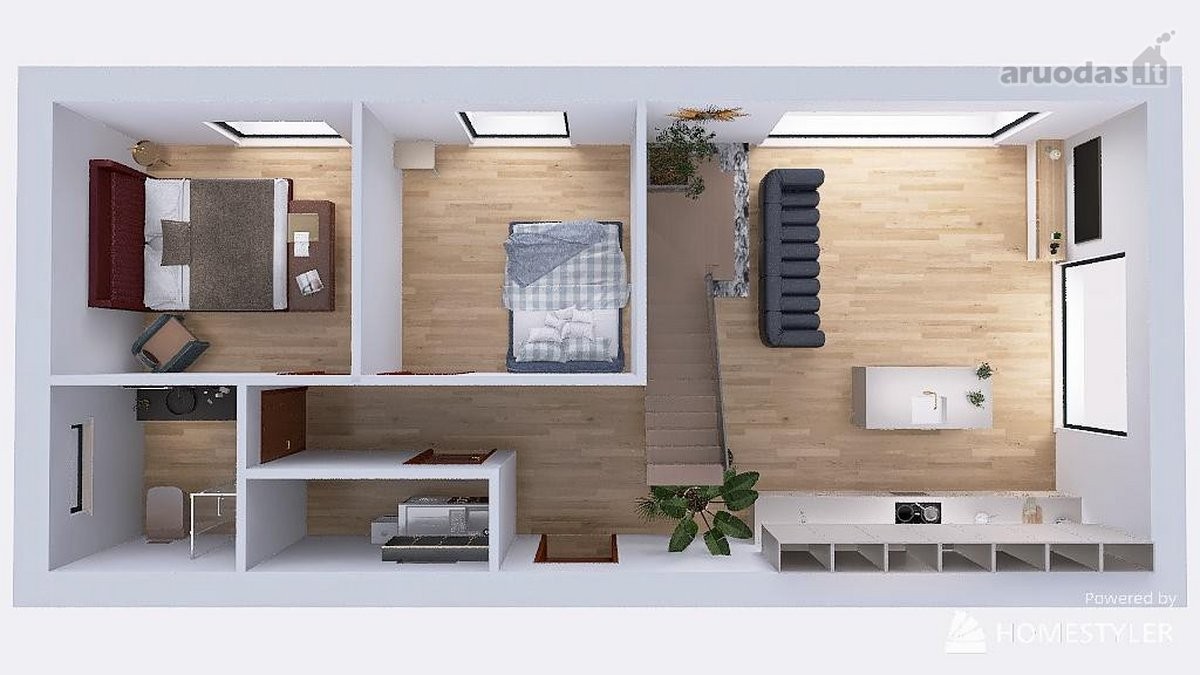 Parduodami mūriniai sodo namai