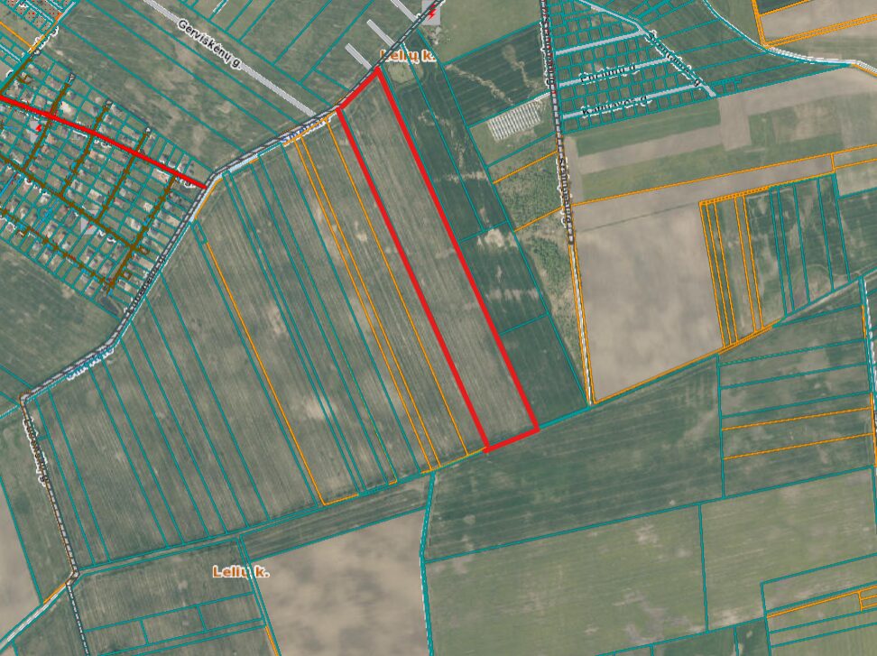 Parduodamas 1348 a. sklypas Klaipėdos raj. Leliuose