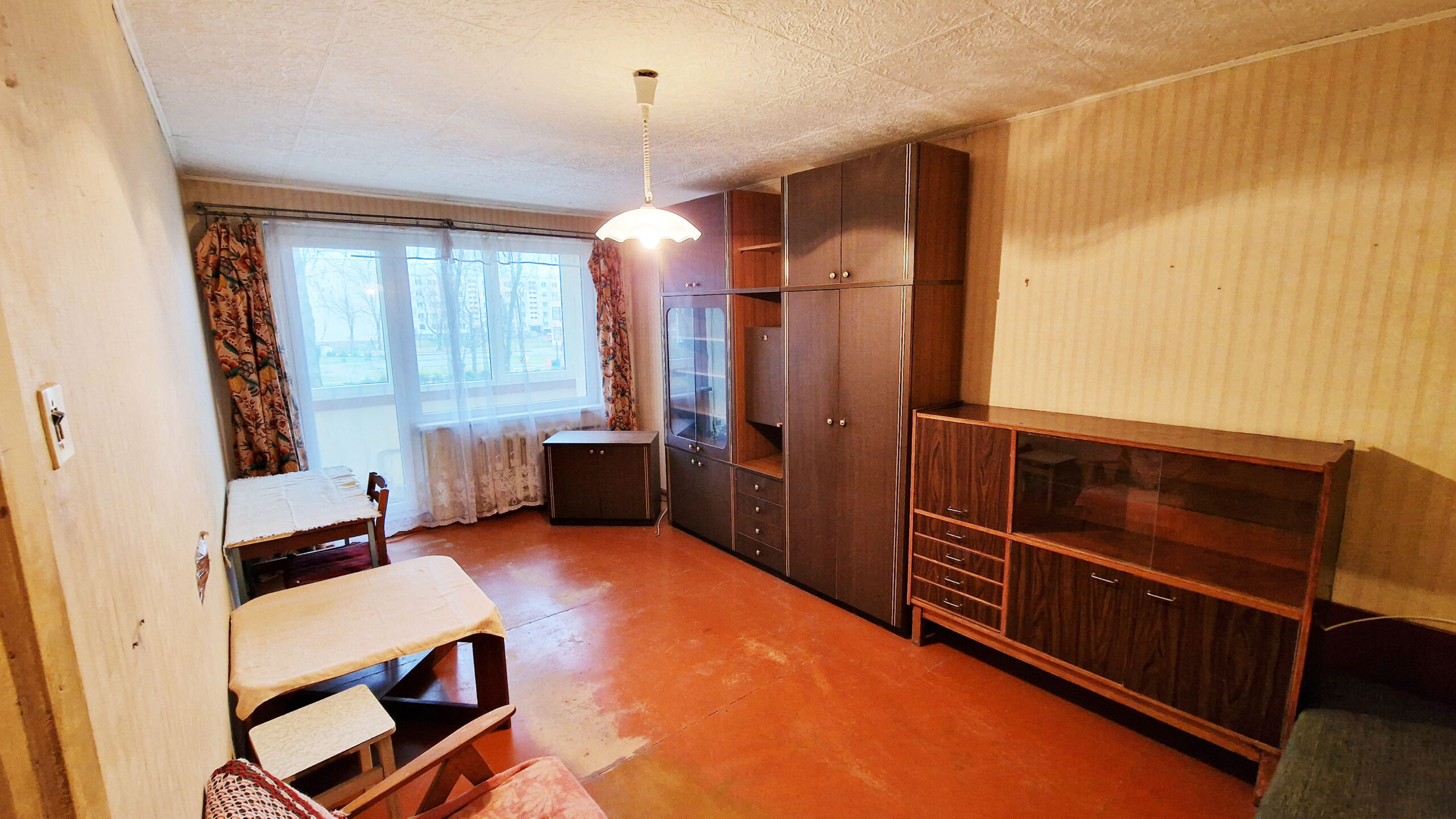 Parduodamas 1 kambario butas antrame aukšte, 38,39 kv/m Dariaus ir Girėno g. 21, Panevėžyje.