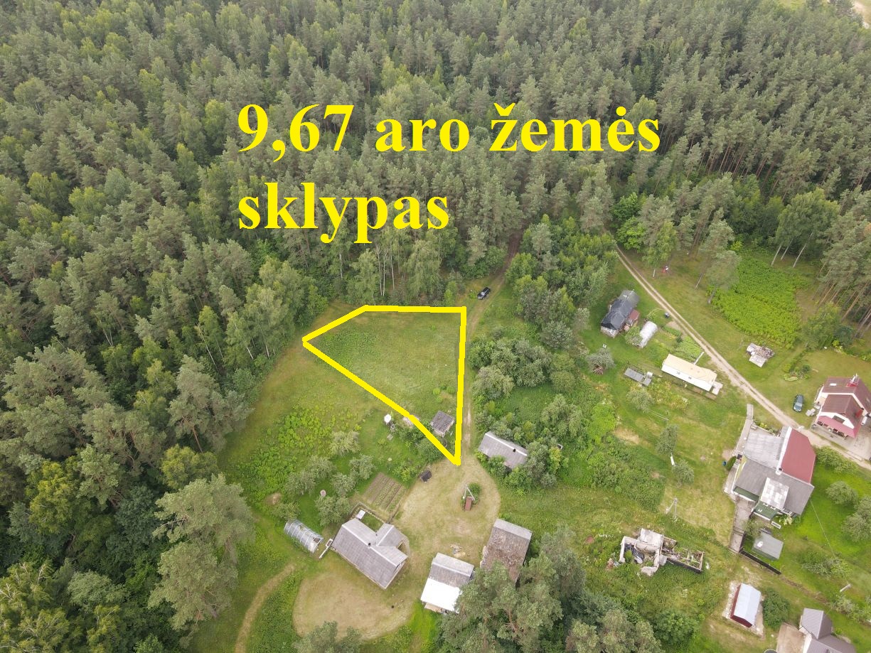 9.67 ARŲ ŽEMĖS SKLYPAS VILNIAUS m. DRAUSTINIO G. 74