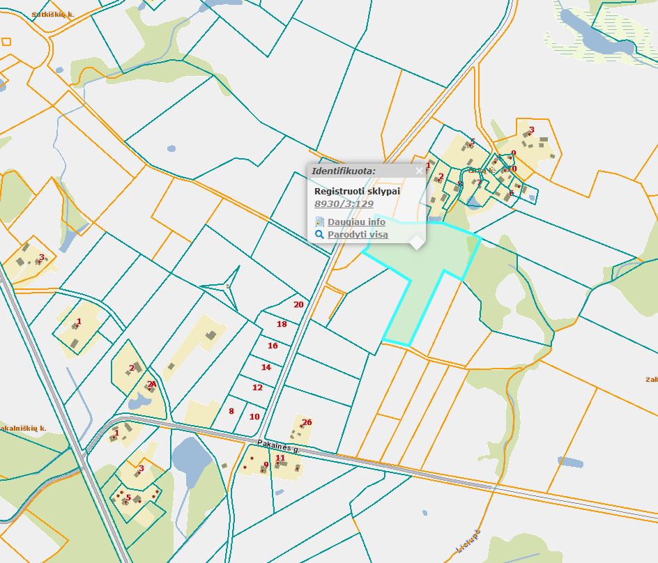 2.5380 HA ŽEMĖS SKLYPAS ŠIRVINTŲ R. SAV., KERNAVĖS SEN., ČIRKŲ K.