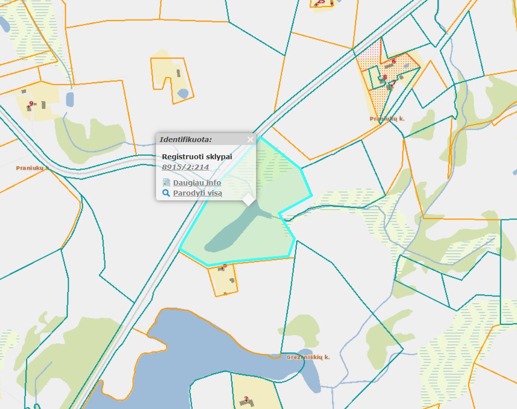 4.8500 HA ŽEMĖS ŠIRVINTŲ R. SAV., GELVONŲ SEN., GREŽĖNIŠKIŲ K.