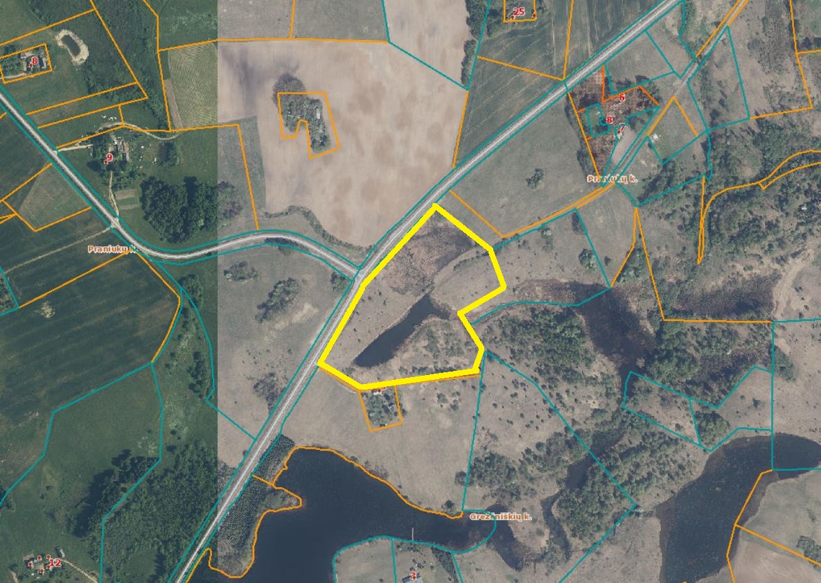 4.8500 HA ŽEMĖS ŠIRVINTŲ R. SAV., GELVONŲ SEN., GREŽĖNIŠKIŲ K.