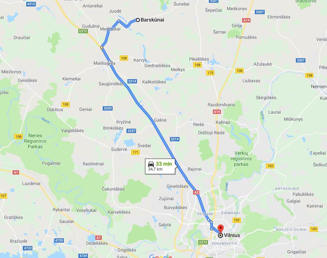 1,2689 HA Širvintų r. sav., Jauniūnų sen., Barskūnų k.