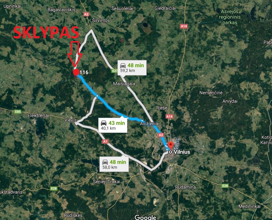 2.5380 HA ŽEMĖS SKLYPAS ŠIRVINTŲ R. SAV., KERNAVĖS SEN., ČIRKŲ K.