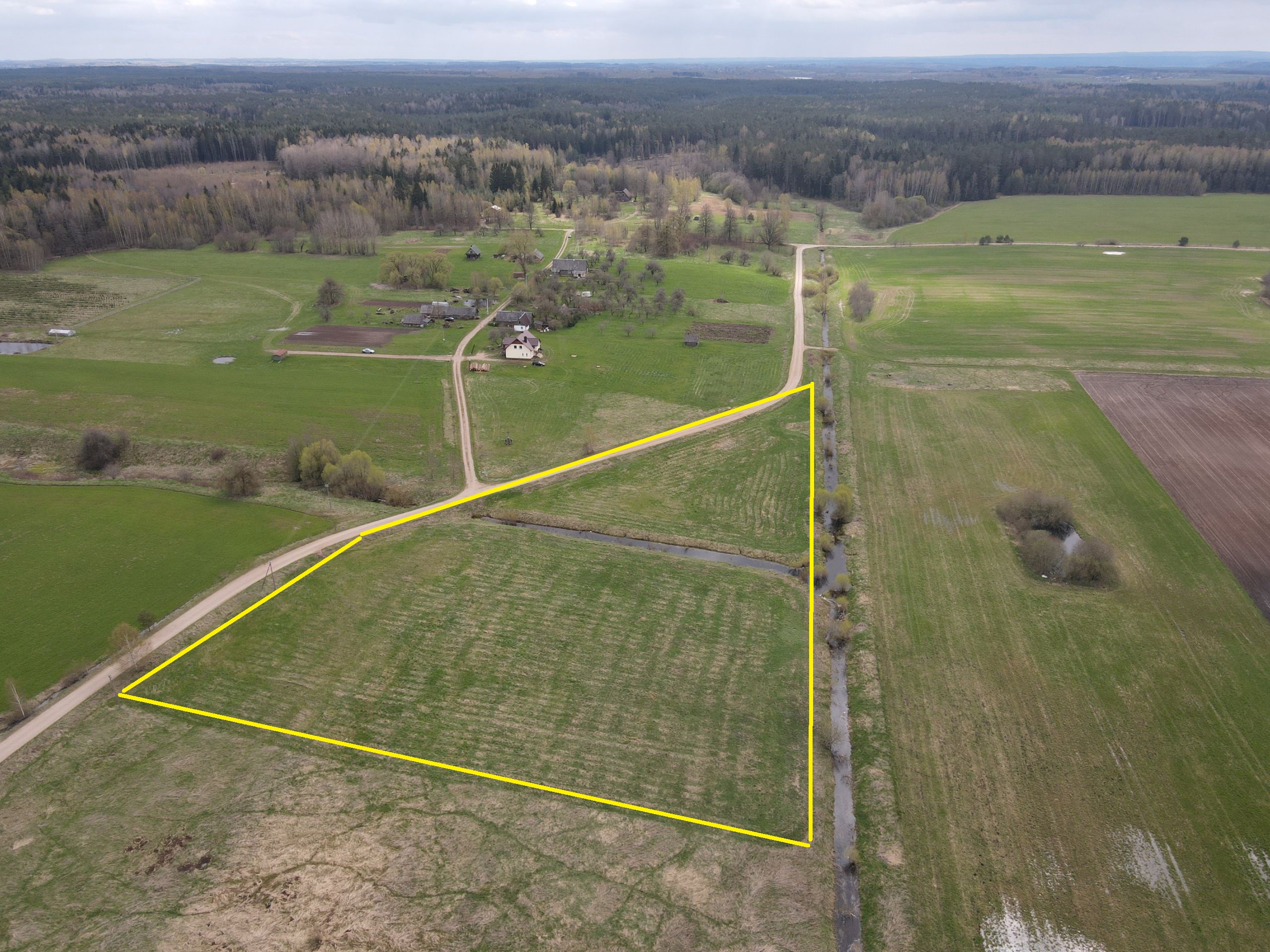 1,5704 HA ŽEMĖS SKLYPAS ŠIRVINTŲ R. SAV., JAUNIŪNŲ SEN., DRAUČIŲ k.