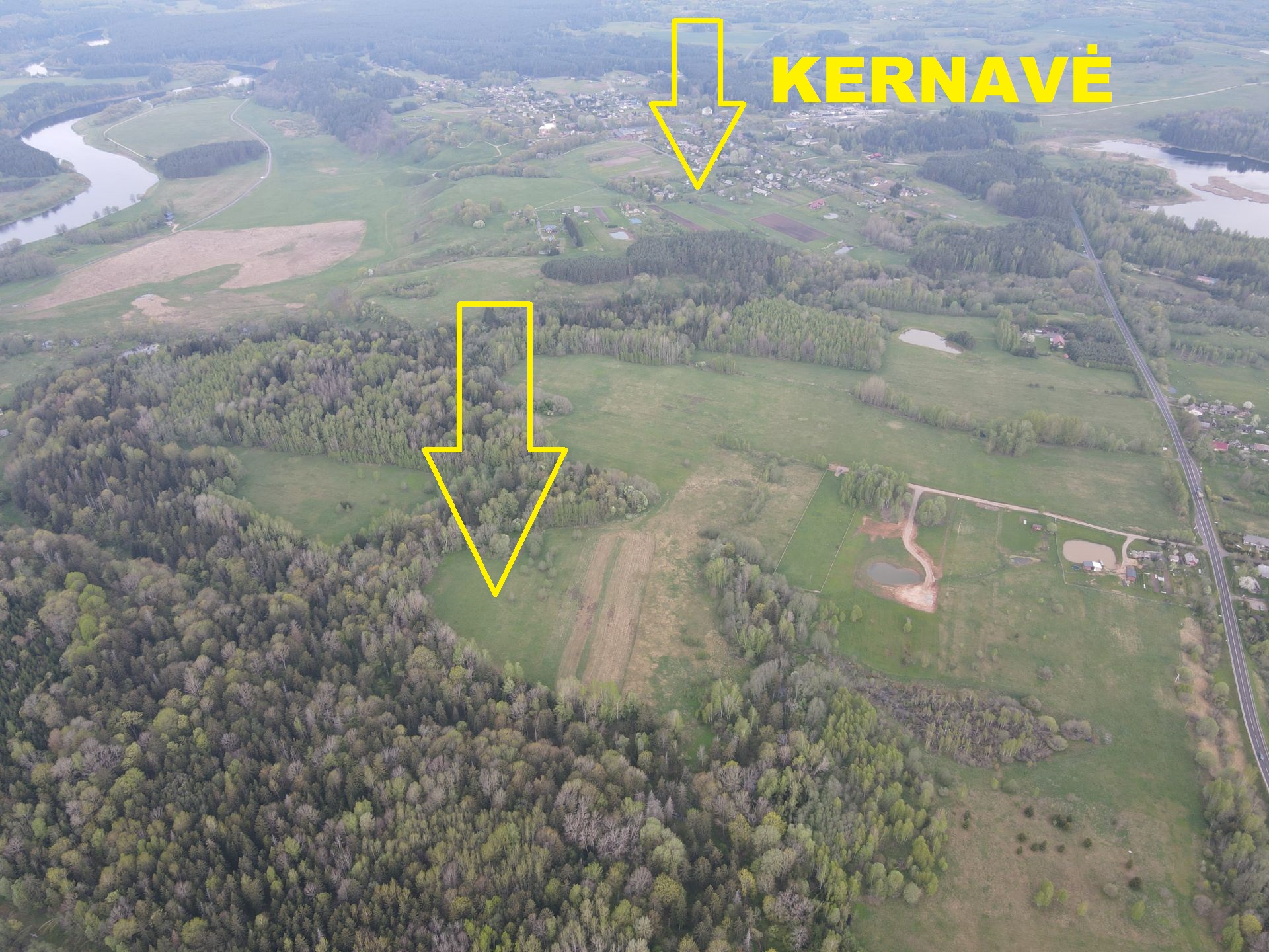 0.8652 HA ŽEMĖS SKLYPAS ŠIRVINTŲ R. SAV., KERNAVĖS SEN., KLIŠABALĖS K.