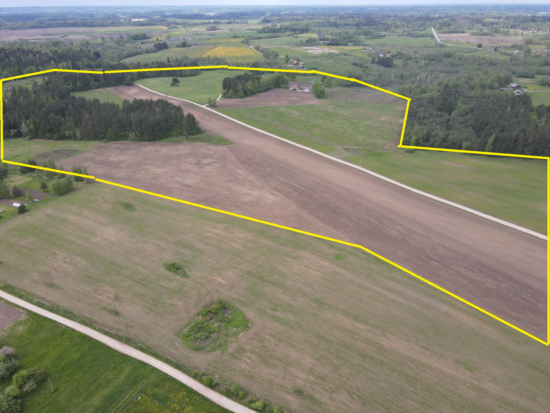 61,4757 HA ŽEMĖS SKLYPAS VILNIAUS R.SAV., RIEŠĖS SEN., SKAIPIŠKIŲ K.