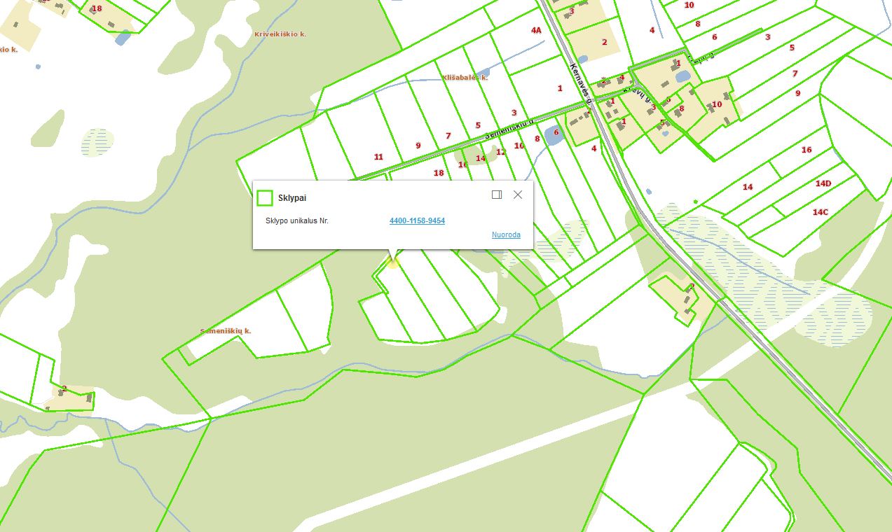 0.8652 HA ŽEMĖS SKLYPAS ŠIRVINTŲ R. SAV., KERNAVĖS SEN., KLIŠABALĖS K.