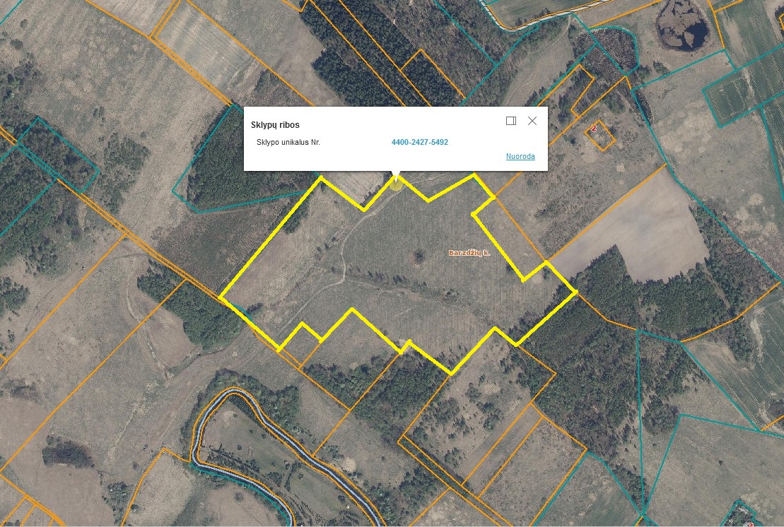13.7030 HA Širvintų r. sav., Širvintų sen., Barzdžių k.