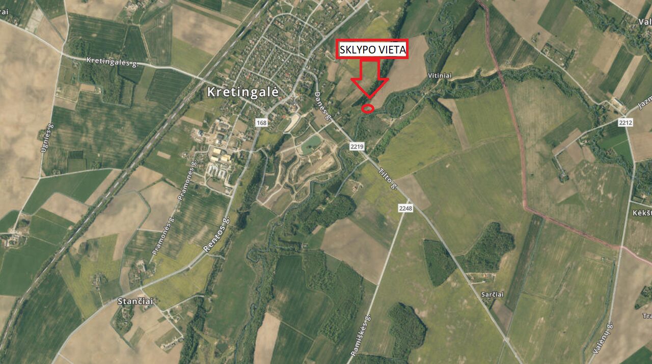 KRETINGALĖJE, VAIZDINGOJE VIETOJE PARDUODAMAS 1,98 HA SKLYPAS