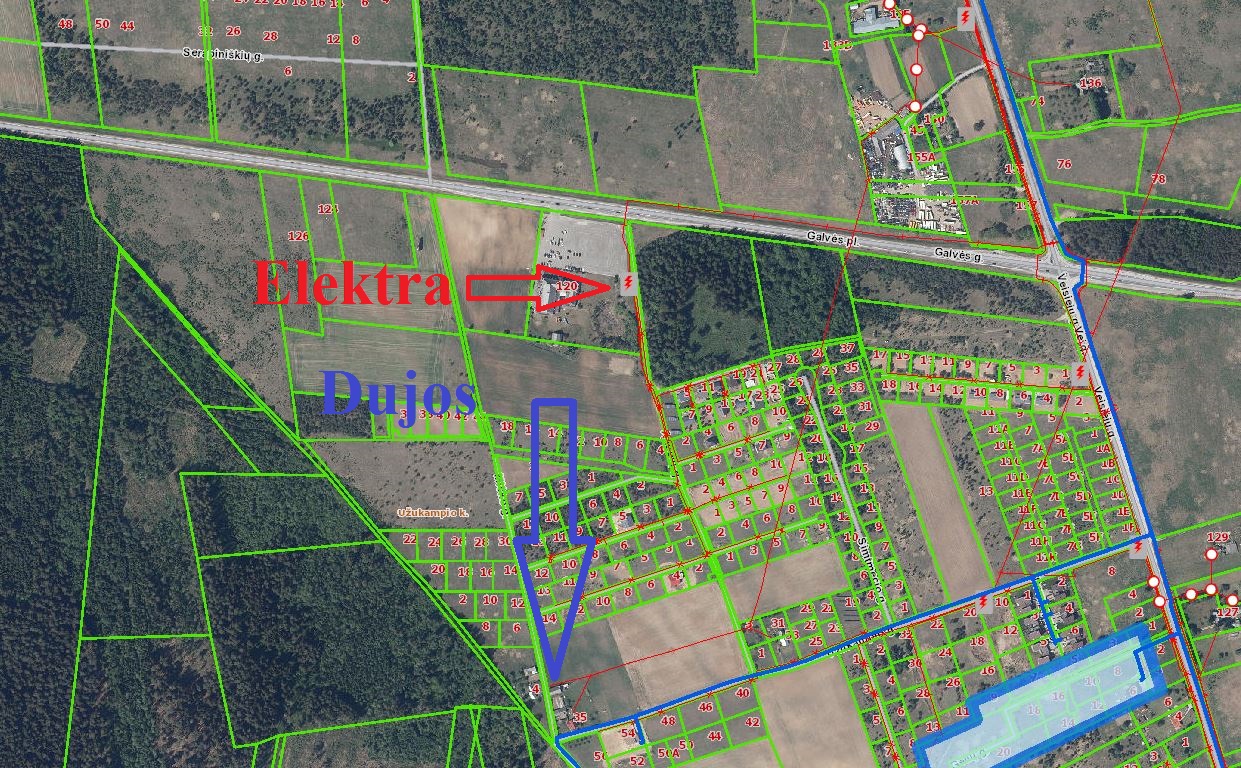 4.1064 HA ŽEMĖS SKLYPAS UŽUKAMPIO K. LENTVARIO SEN. TRAKŲ R. SAV.