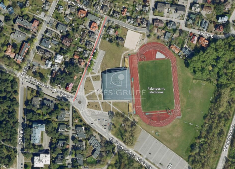 PARDUODAMAS 6a sklypas PALANGOJE, SPORTO G.!