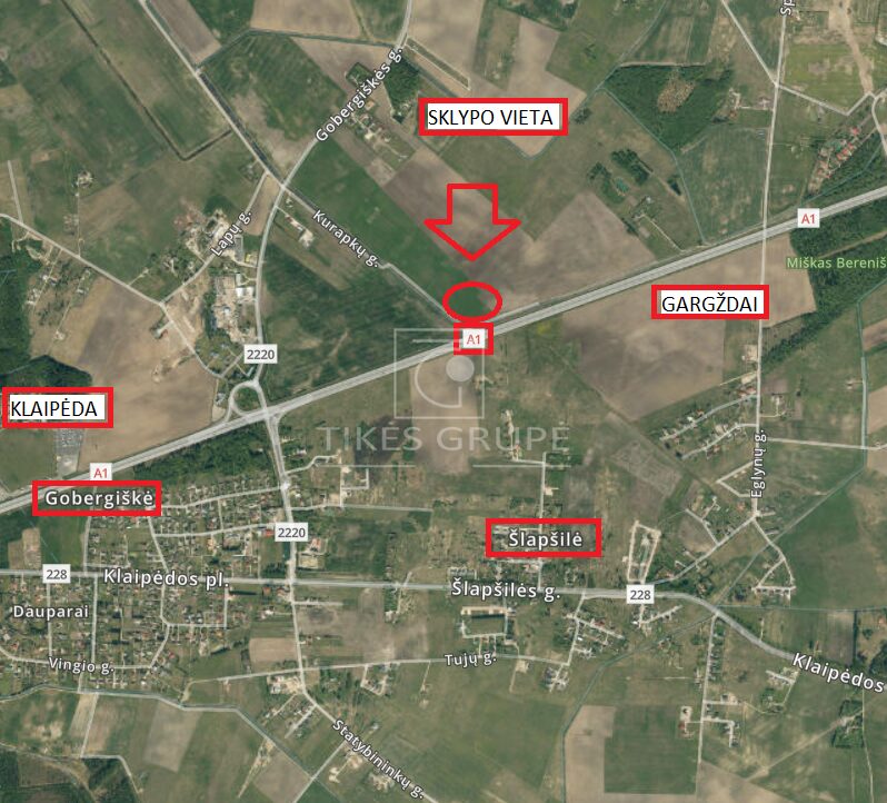PARDUODAMAS KOMERCINĖS PASKIRTIES ŽEMĖS SKLYPAS PRIE AUTOSTRADOS!
