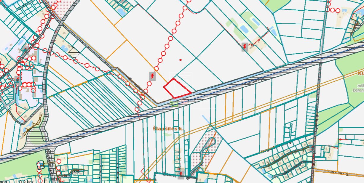 PARDUODAMAS KOMERCINĖS PASKIRTIES ŽEMĖS SKLYPAS PRIE AUTOSTRADOS!
