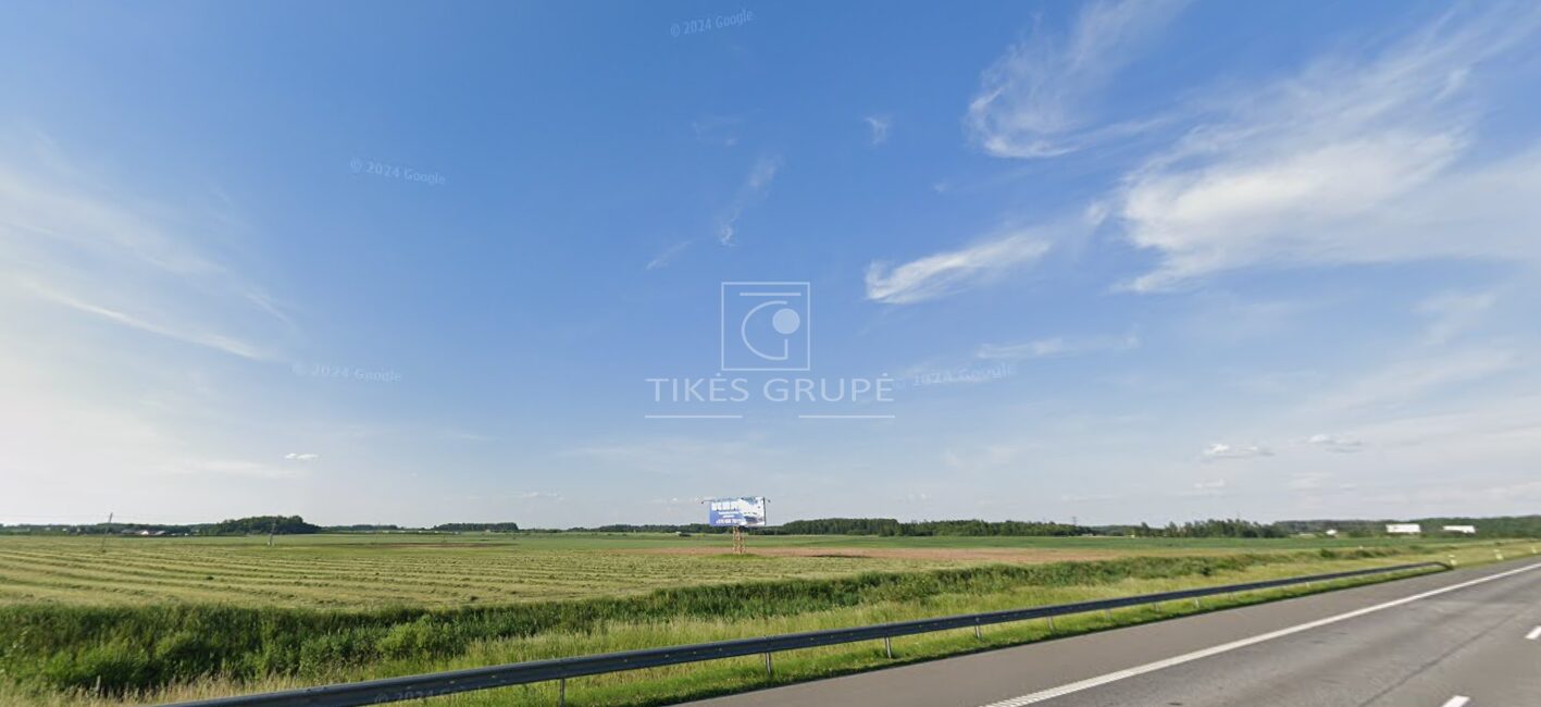 PARDUODAMAS KOMERCINĖS PASKIRTIES ŽEMĖS SKLYPAS PRIE AUTOSTRADOS!