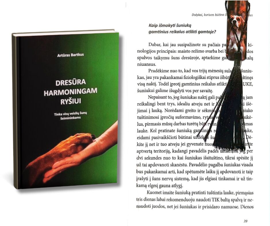 Knyga apie šunų dresūrą