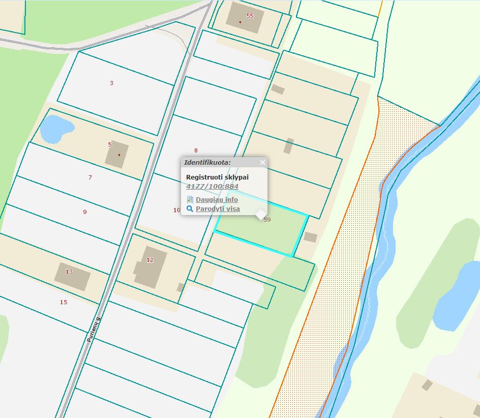 10 ARŲ ŽEMĖS SKLYPAS VILNIAUS R. SAV., JUODŠILIŲ SEN., JUODŠILIŲ K., PARKO G. 59.