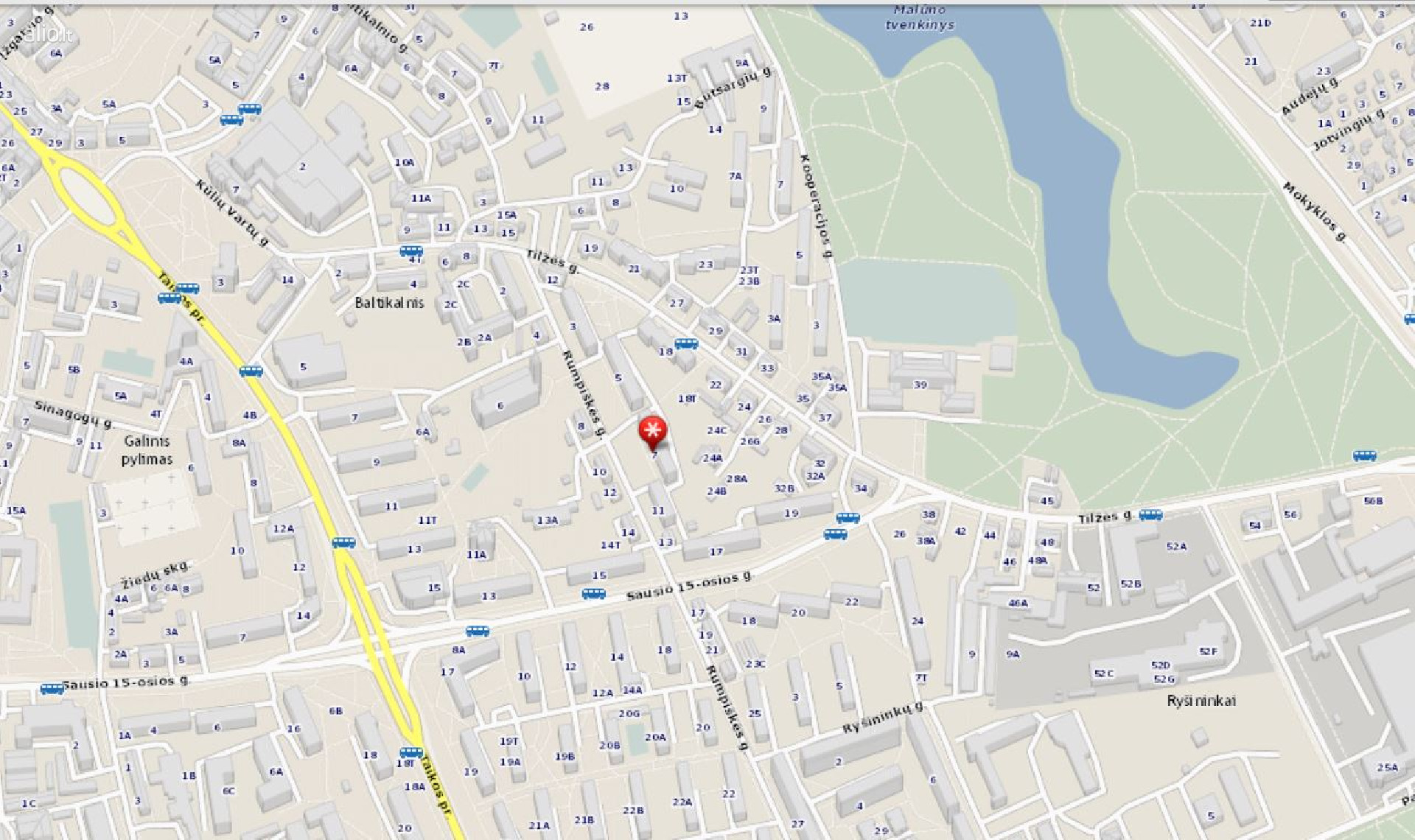 2 kambarių butas Rumpiškės g. 7, Klaipėda