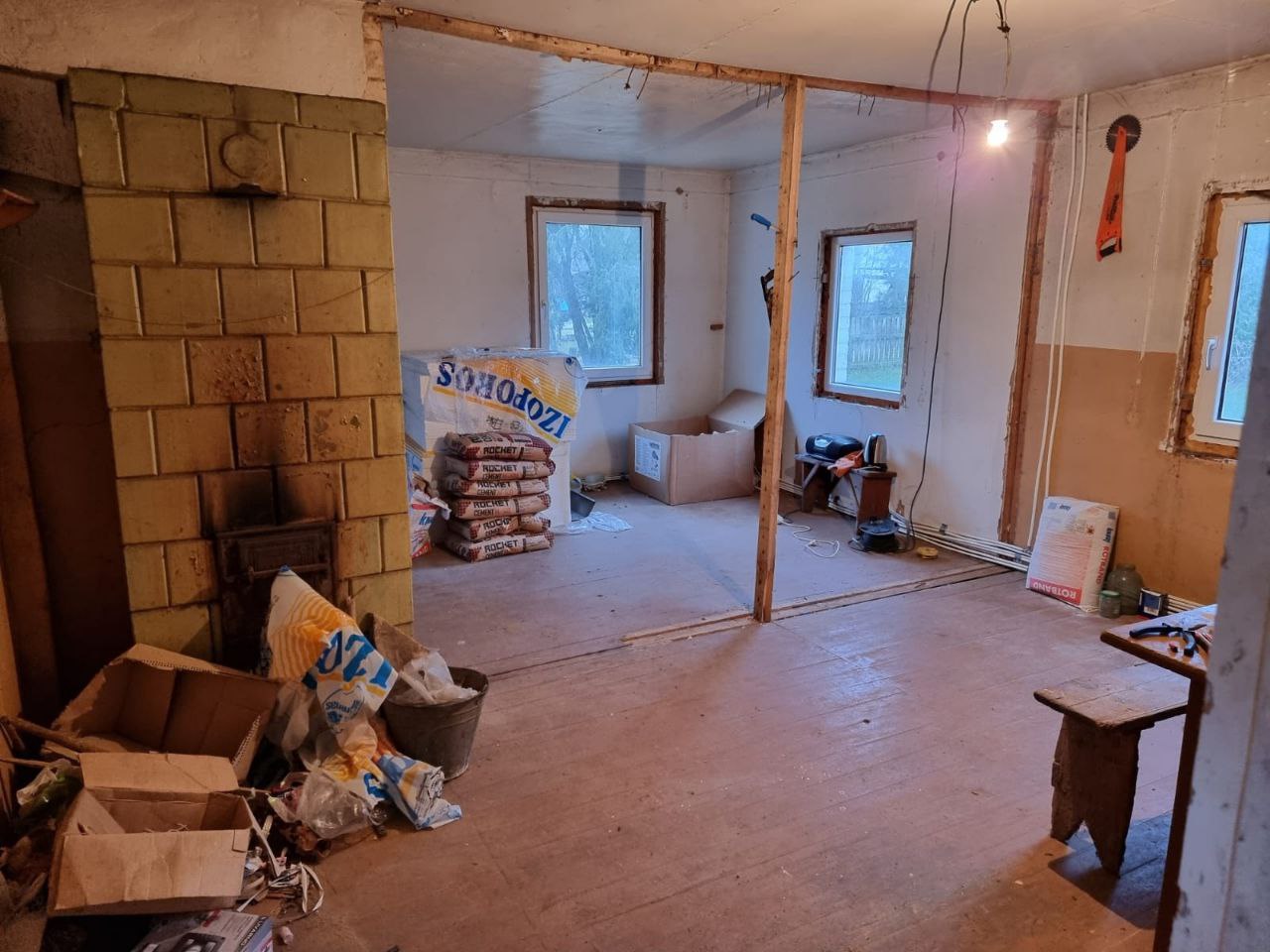 Parduodamas gyvenamasis namas Pasvalio rajone, Vilkiškių kaime, Svalios g. 8