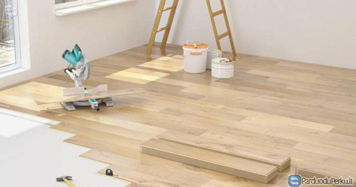 Profesionalus Išlyginamojo sluoksnio pylimas ir šlifavimas