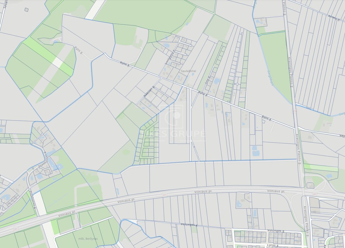 Netoli Gargždų miesto, parduodamas investicinis projektas, skirtas namų statybai.