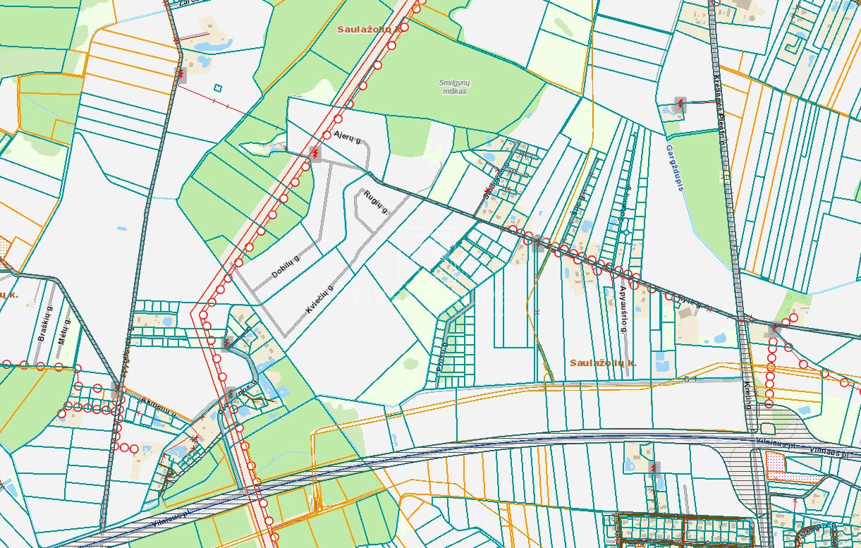 Netoli Gargždų miesto, parduodamas investicinis projektas, skirtas namų statybai.