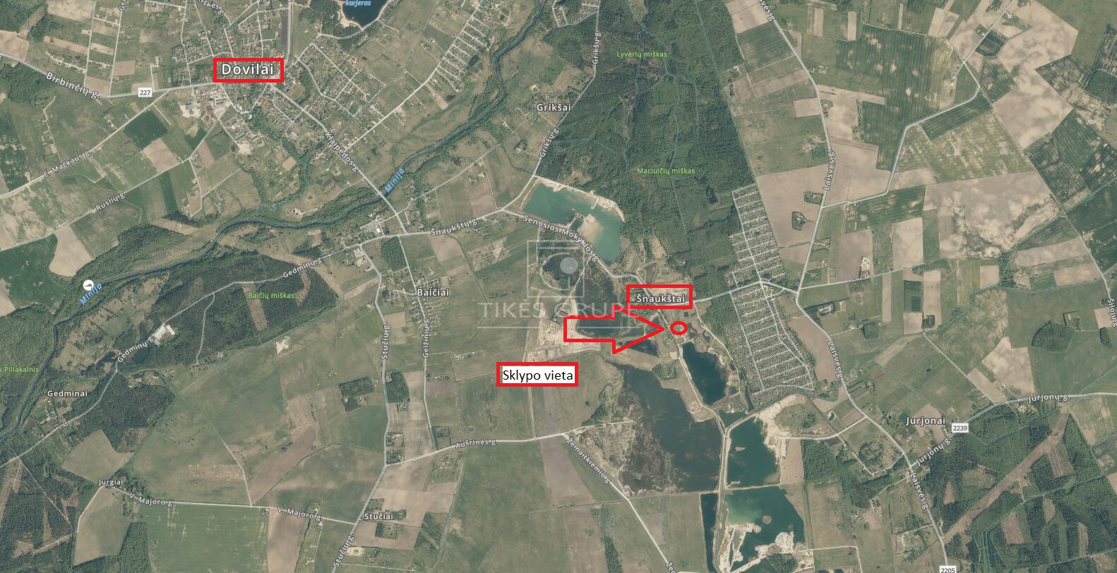 PARDUODAMAS SKLYPAS ŠNAUKŠTŲ K. 19.58 arų.