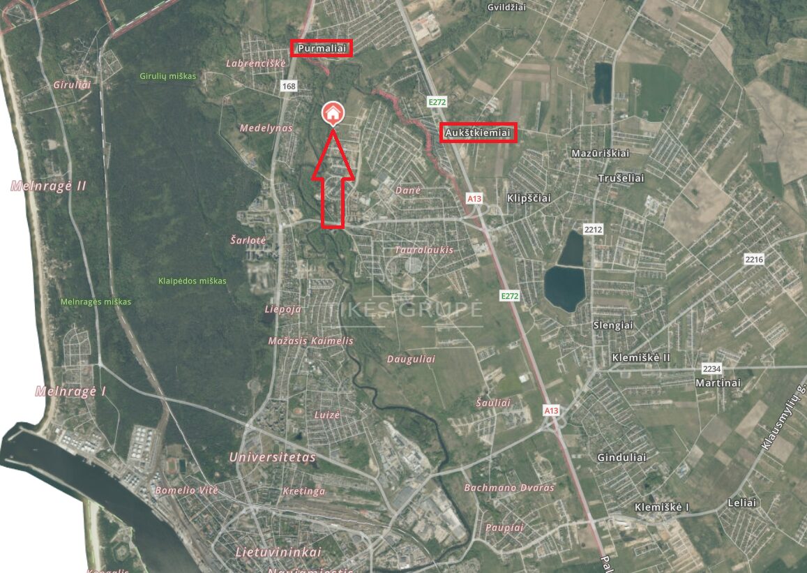 Parduodamas IŠSKIRTINIS sklypas Tauro Slenyje, Perkūno g. 12, Klaipėdoje, prestižiniame „Dvaro slenis“ gyvenamųjų namų kvartale – prie pat vandens telkinio!