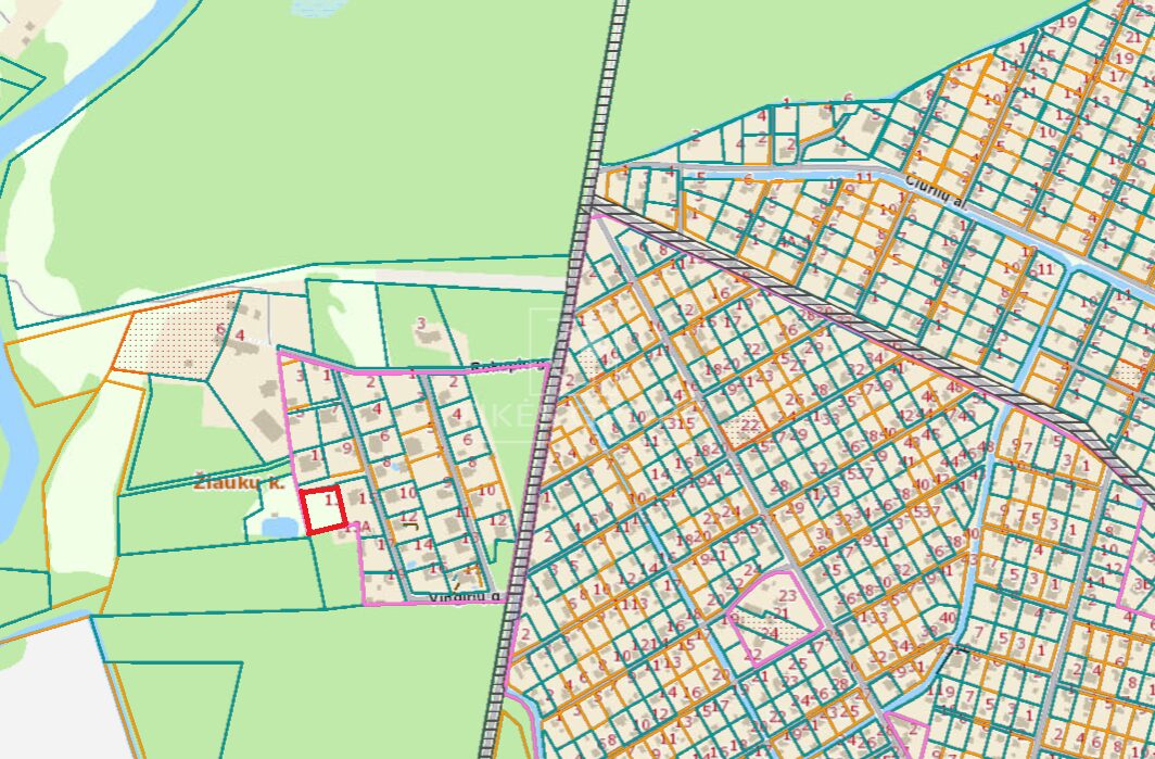 Parduodamas 15 arų sklypas Klaipėdos raj., Priekulės seniūnija, Žiaukų k., Vingirių g. – išskirtinėje vietoje, uždarame kvartale, šalia miško.