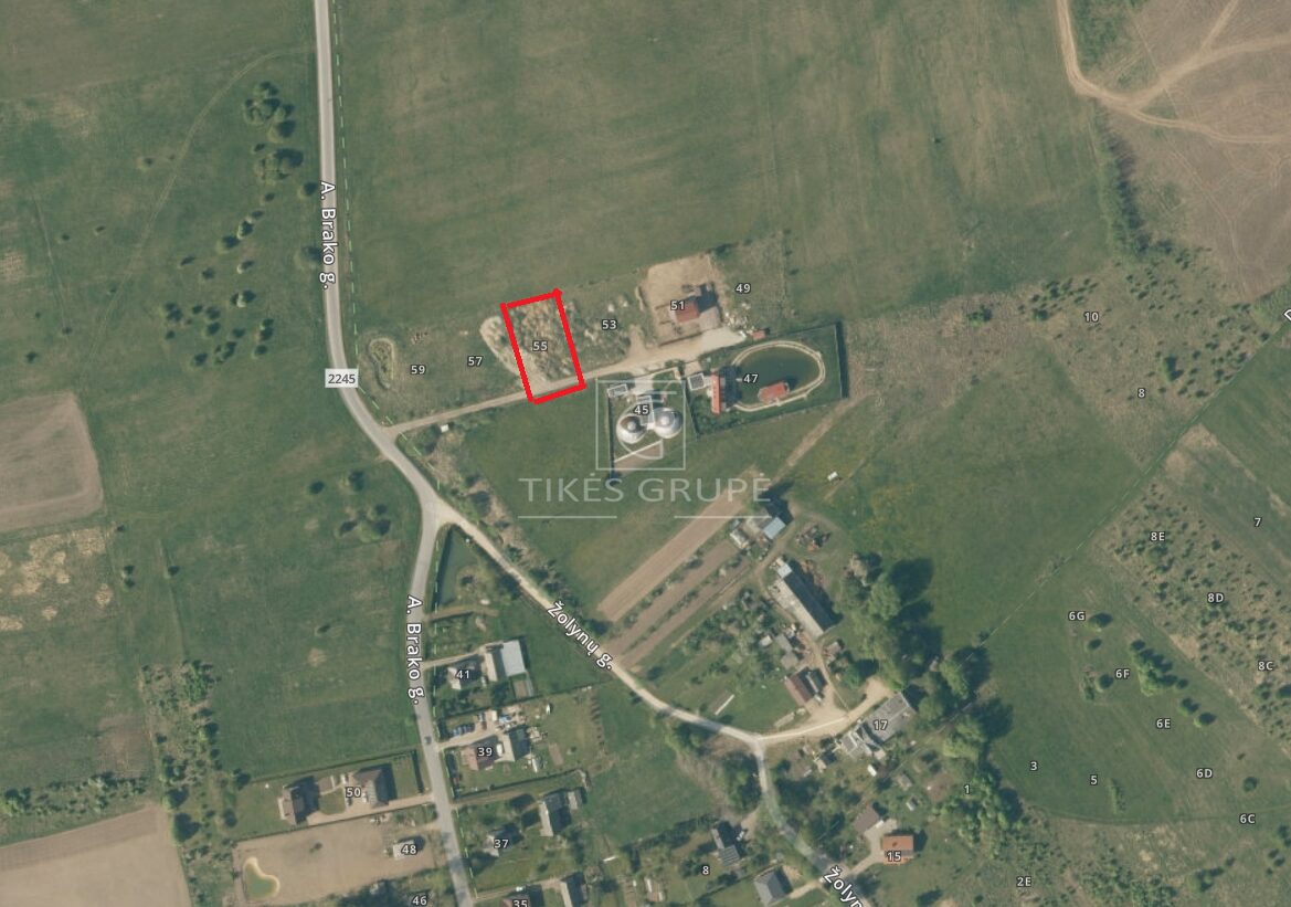 Parduodamas 17 arų sklypas Klaipėdos rajone, Kalotėje, Adomo Brako g. 55