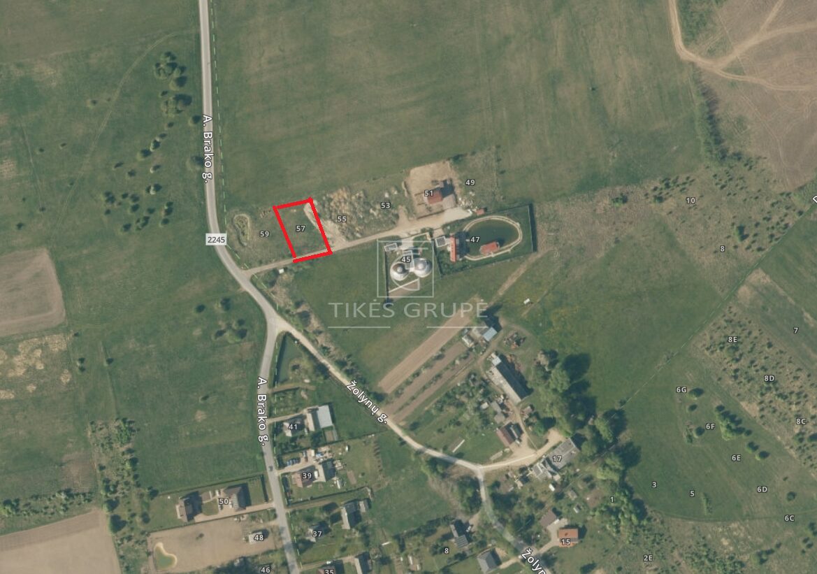 Parduodamas 17 arų sklypas Klaipėdos rajone, Kalotėje, Adomo Brako g. 57