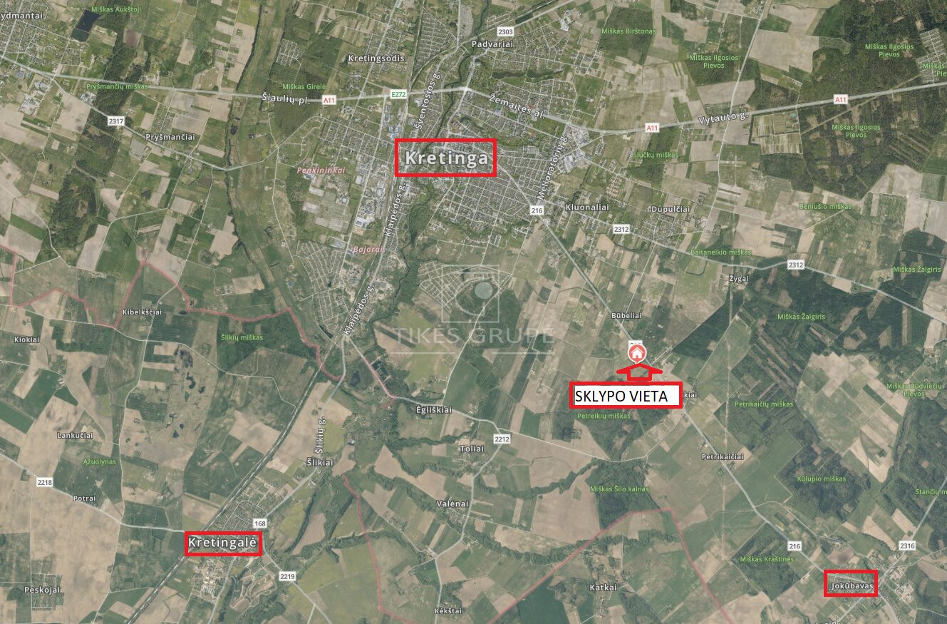 Parduodamas 15,88 arų sklypas Kretingos rajone, Bubelių k.