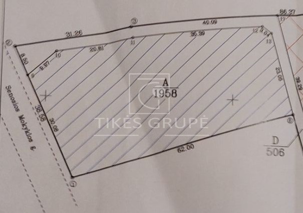 PARDUODAMAS SKLYPAS ŠNAUKŠTŲ K. 19.58 arų.