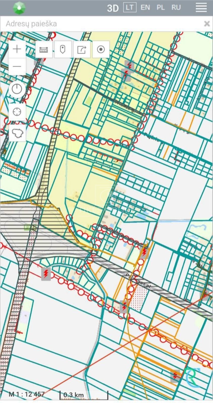 PARDUODAMAS SKLYPAS (21,69 aro) Parąžės k. (Vydmantai)