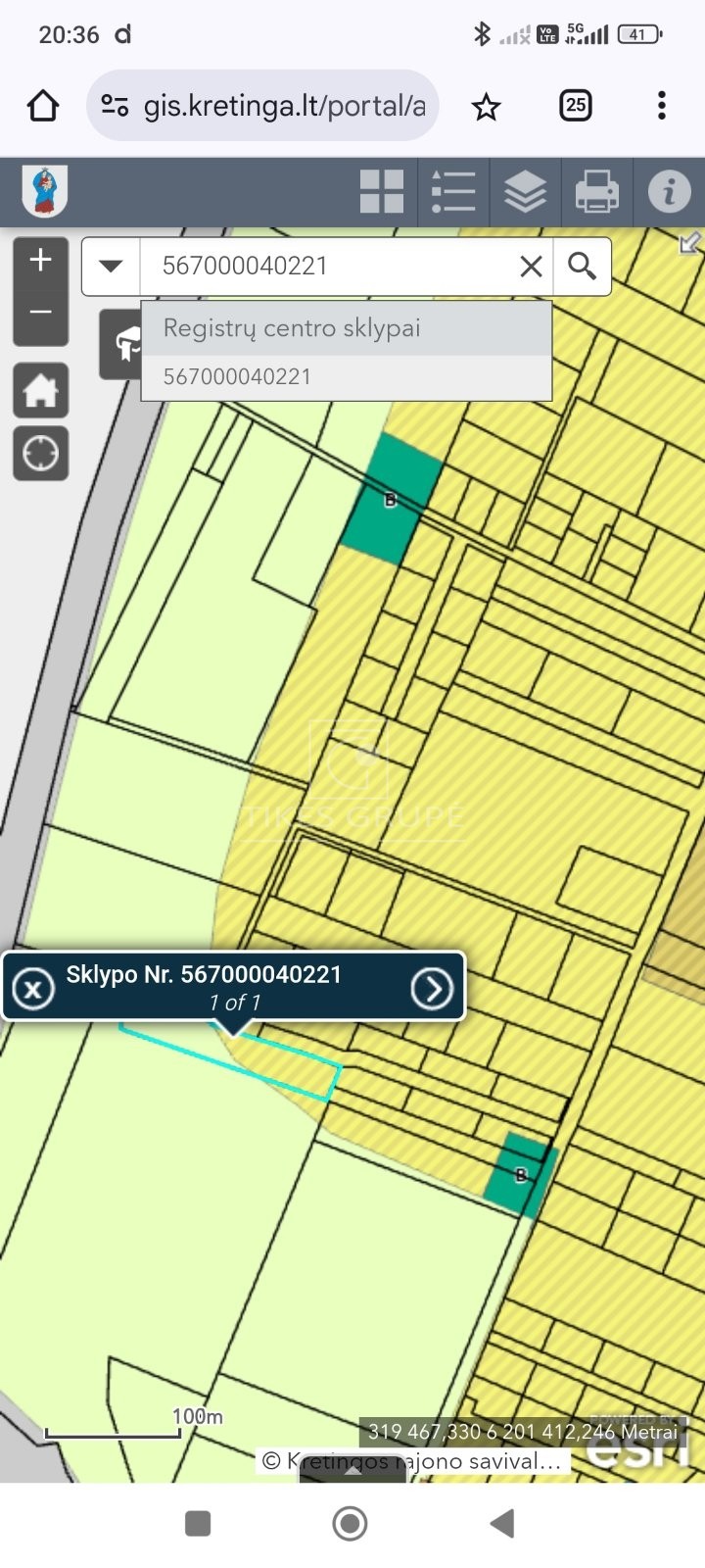 PARDUODAMAS SKLYPAS (21,69 aro) Parąžės k. (Vydmantai)