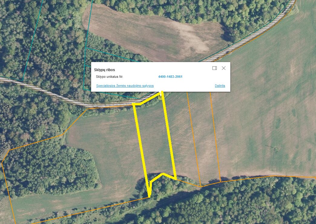 0.7300 HA Vilniaus r. sav., Dūkštų sen., Bielazariškių k.