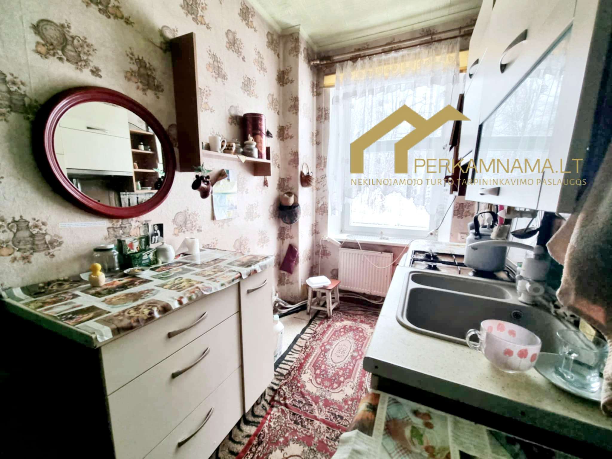 Parduodamas 2 kambarių butas netoli Priekulės