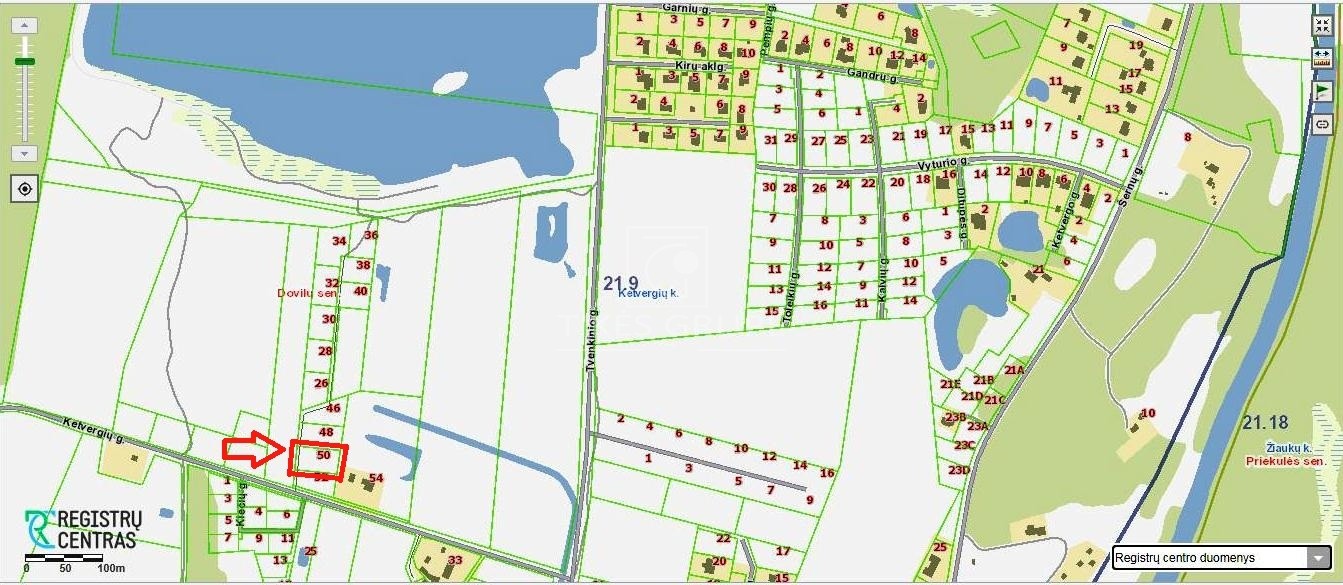 Parduodamas 17,87 a namų valdos sklypas Ketvergių g. 50