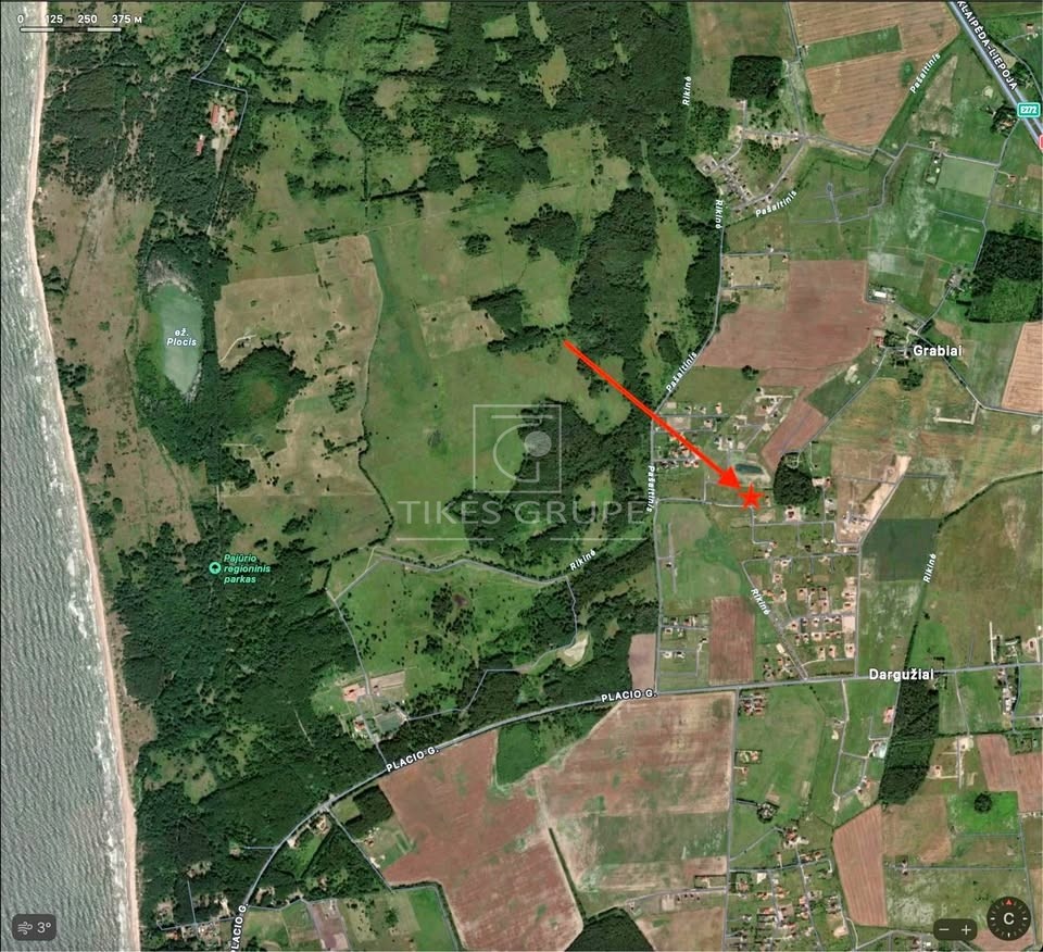 Klaipėdos r. sav., Grabių k., namų valdos paskirties sklypas 34,11a