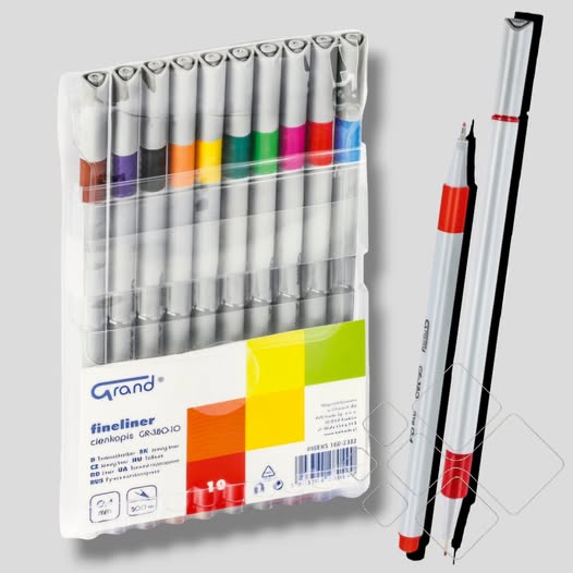 Spalvotų rašiklių rinkinys GRAND FINELINERS