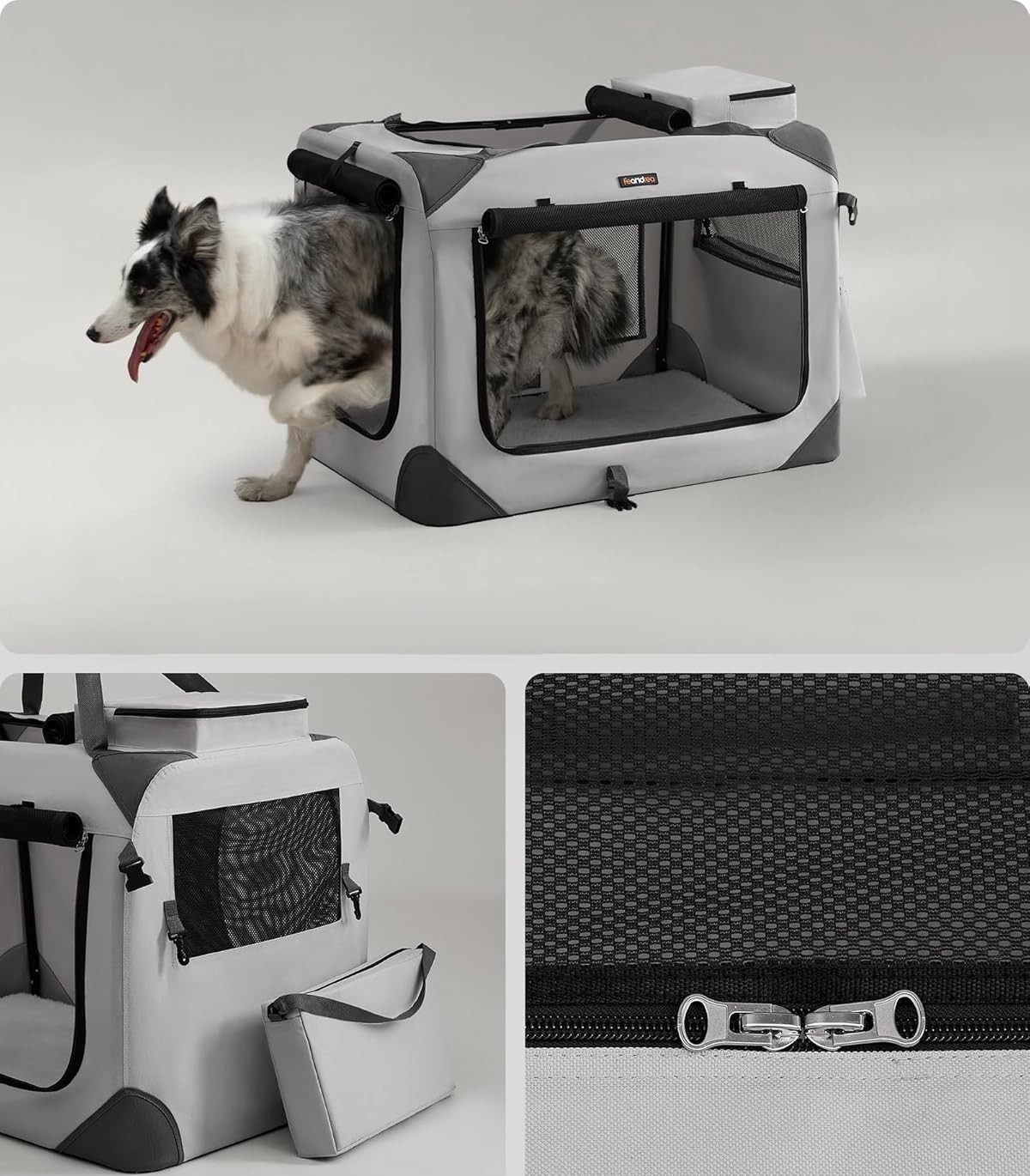 Sulankstomas, šunų transportavimo krepšys XL