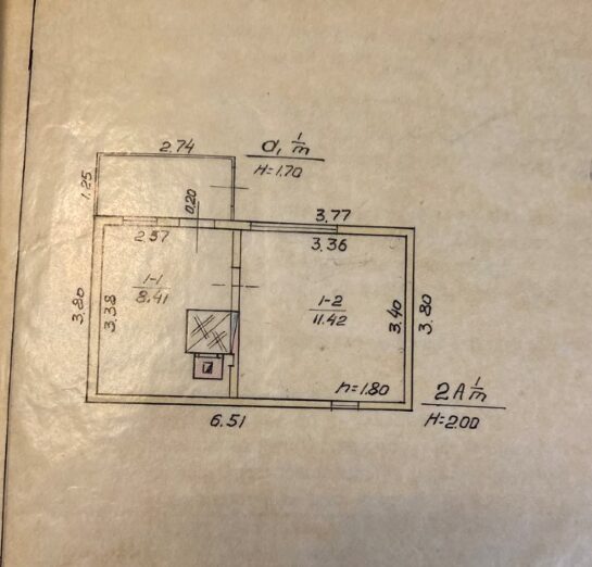Mūrinis namas PAVILNYJE, VERSMIŲ g. 2B, VILNIUJE. 