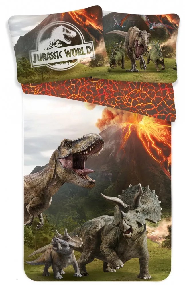Patalynės komplektas Jurassic World Lava