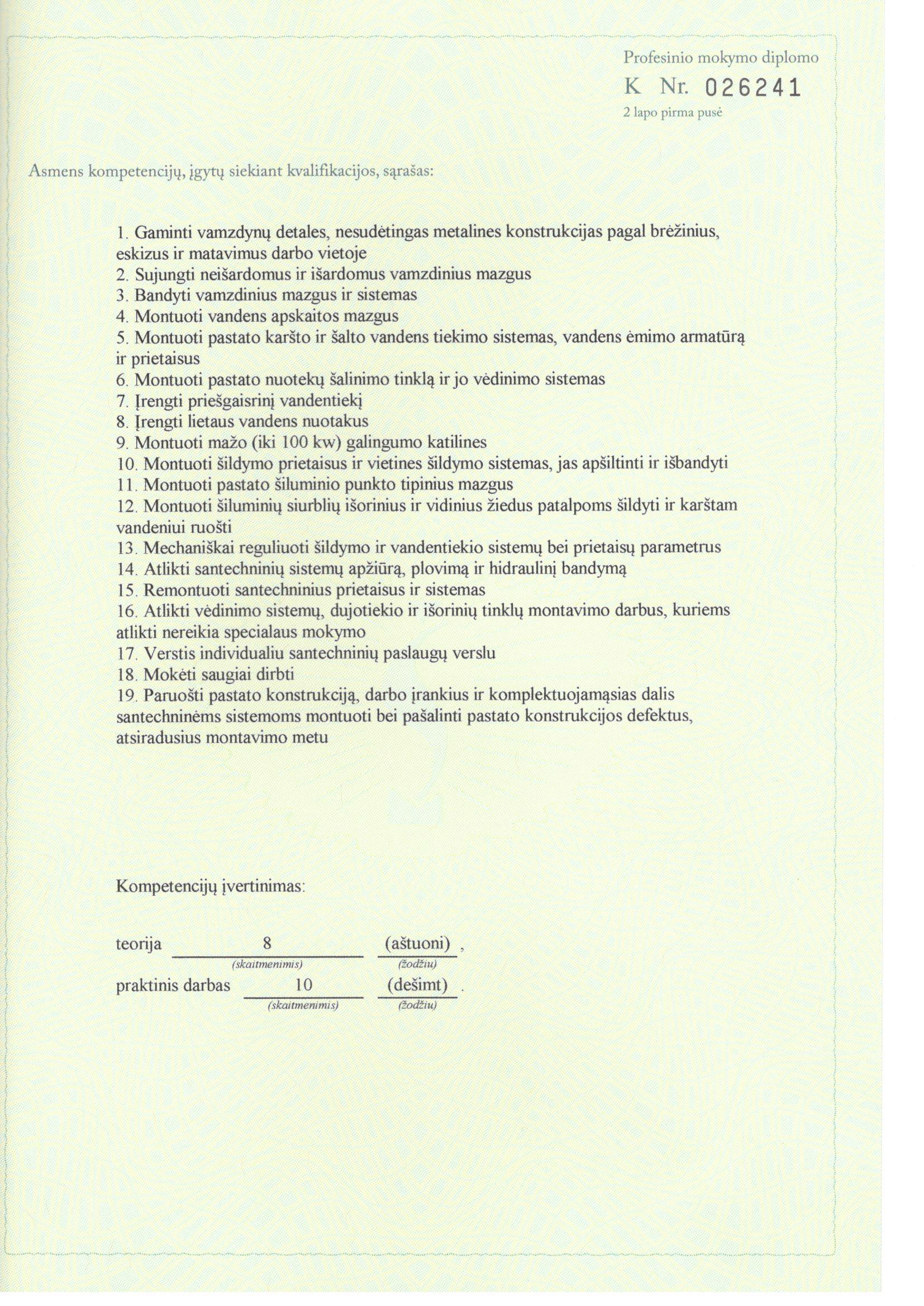 Santechniko paslaugos Vilniuje