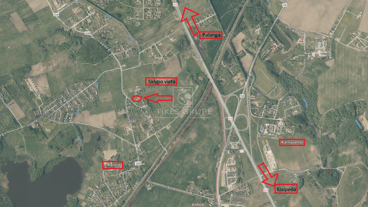 Parduodamas 0,5 ha sklypas Kalotėje, Žolynų g. – investicijai arba statybai!