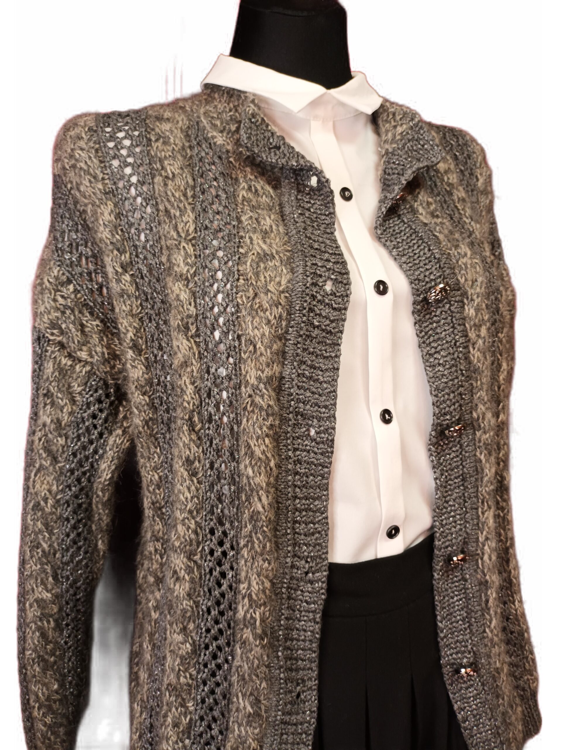 Vienetinis rankų darbo megztukas